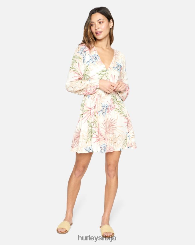одећу ср Hurley Жене летња мини хаљина крем мулти 46R660496
