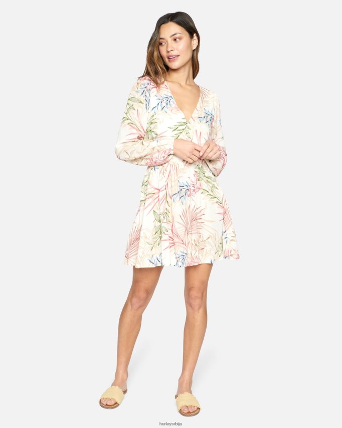 одећу ср Hurley Жене летња мини хаљина крем мулти 46R660496