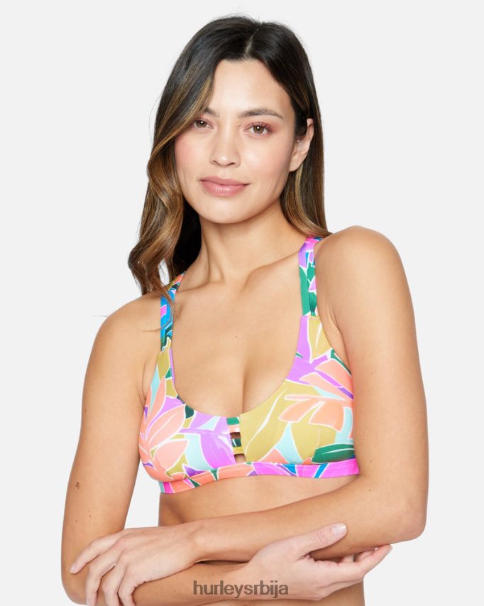 одећу ср Hurley Жене мак исла сцооп топ љубичаста 46R660478