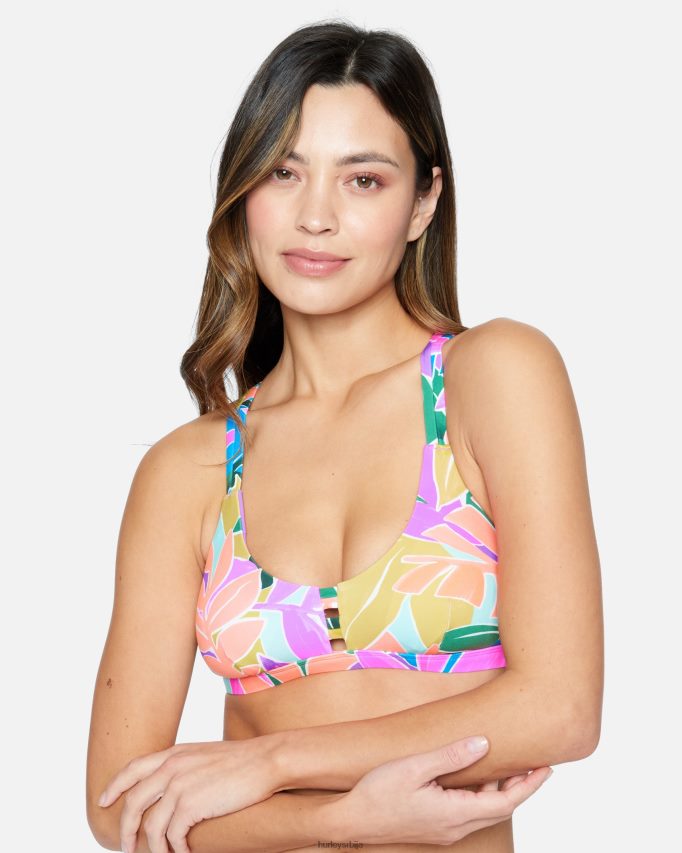 одећу ср Hurley Жене мак исла сцооп топ љубичаста 46R660478