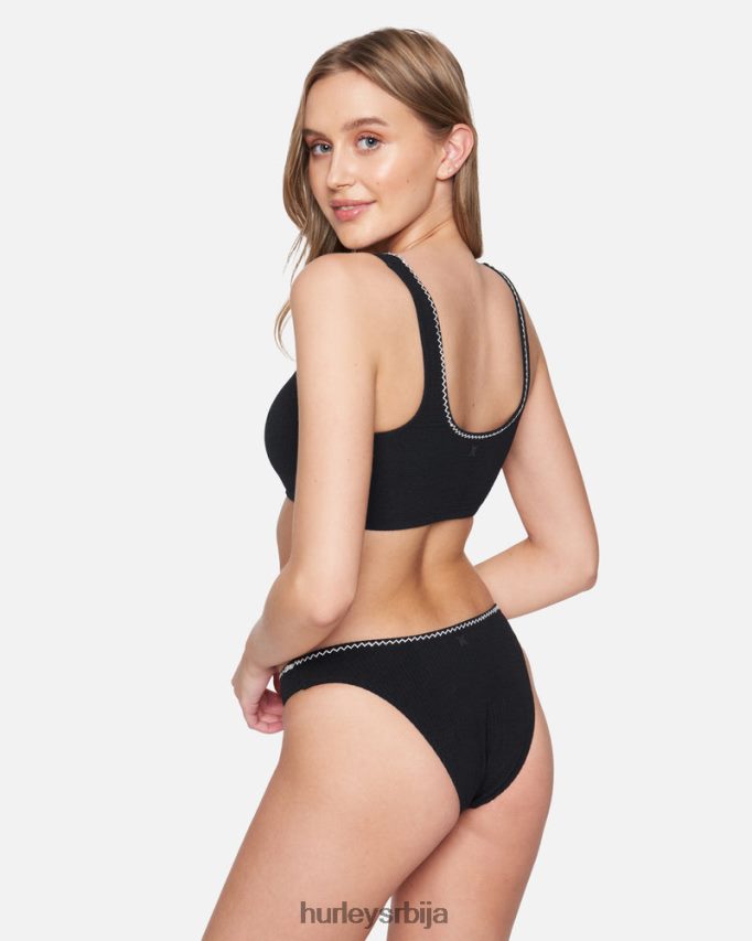 одећу ср Hurley Жене приморско умерено дно црно бели 46R660487