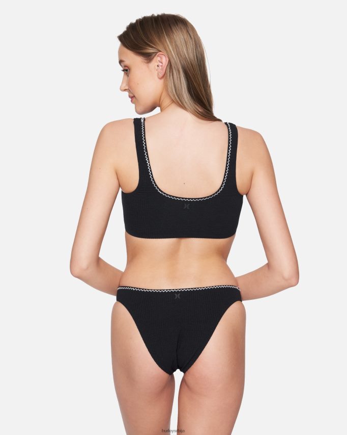 одећу ср Hurley Жене приморско умерено дно црно бели 46R660487