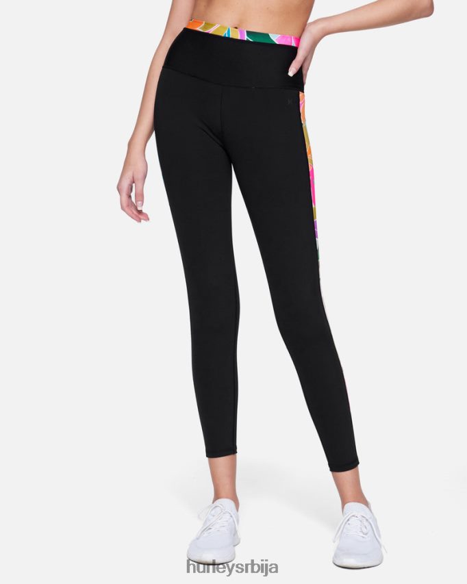 одећу ср Hurley Жене мак исла сурф хеланке црн 46R660495