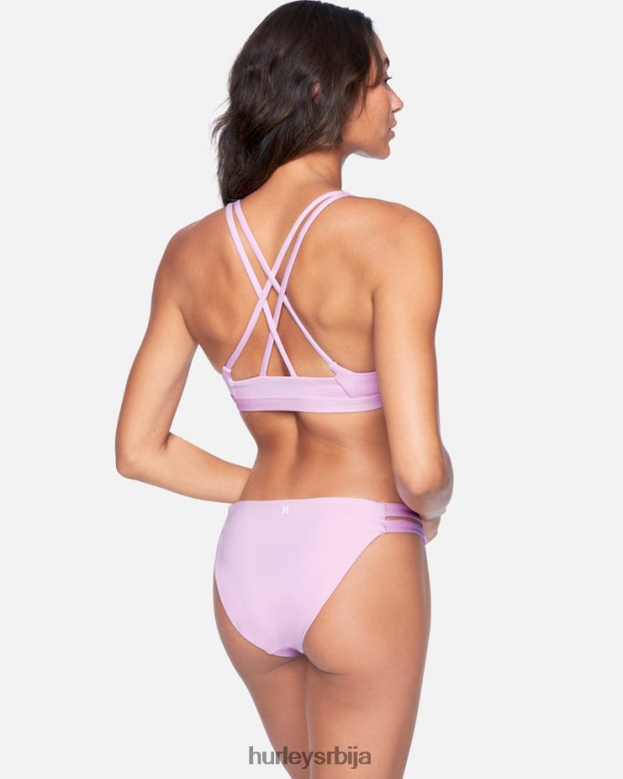 одећу ср Hurley Жене максимални чврсти умерени доњи део бикинија глицинија 46R660537