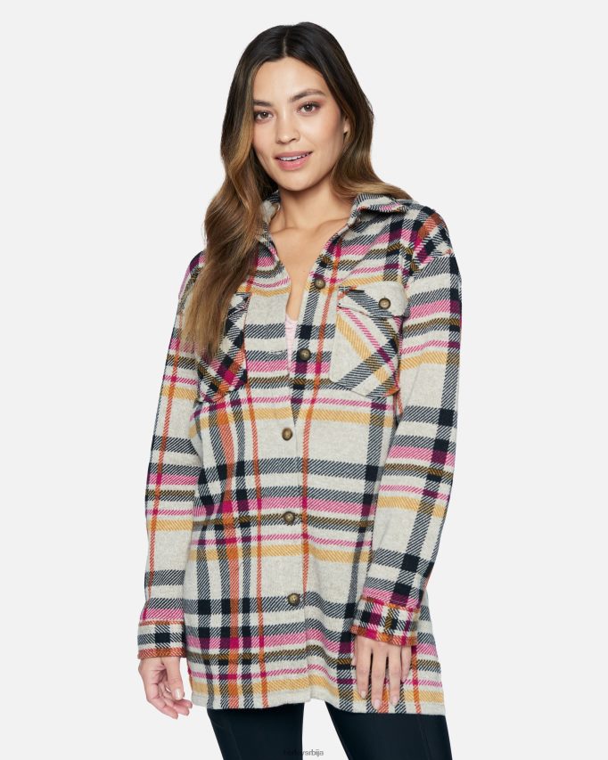 одећу ср Hurley Жене цози уп мулти плаид 46R660510
