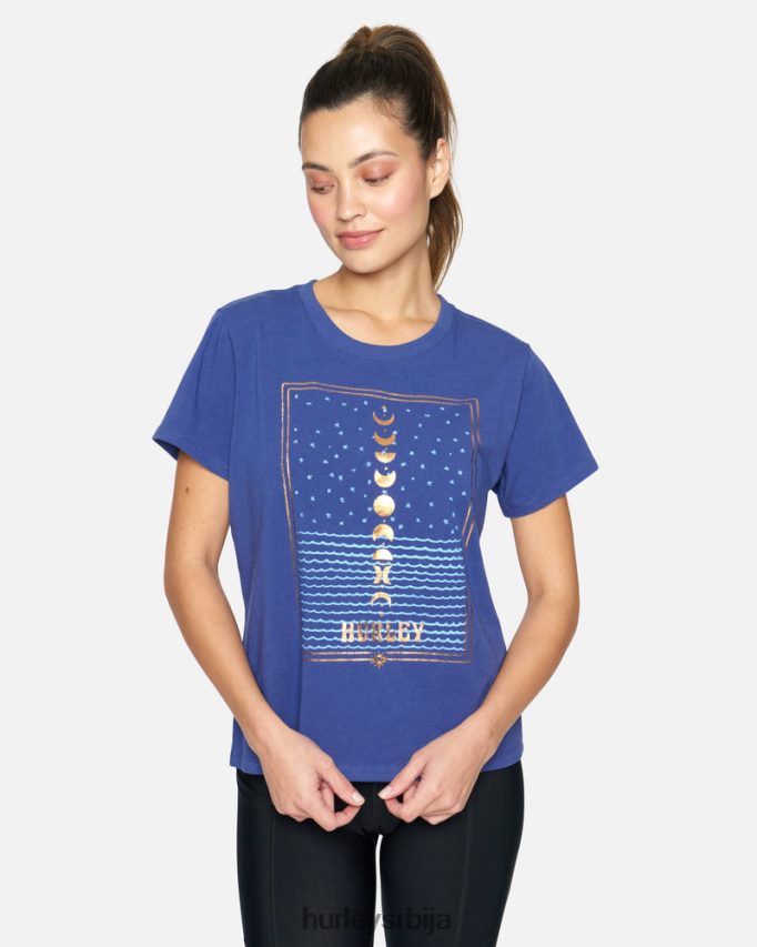 одећу ср Hurley Жене моон класична мајица шкриљац 46R660514