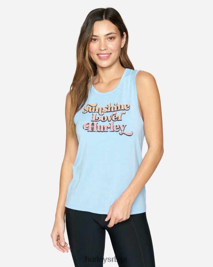 одећу ср Hurley Жене мајица за мишиће љубитеља сунца баиоу 46R660557