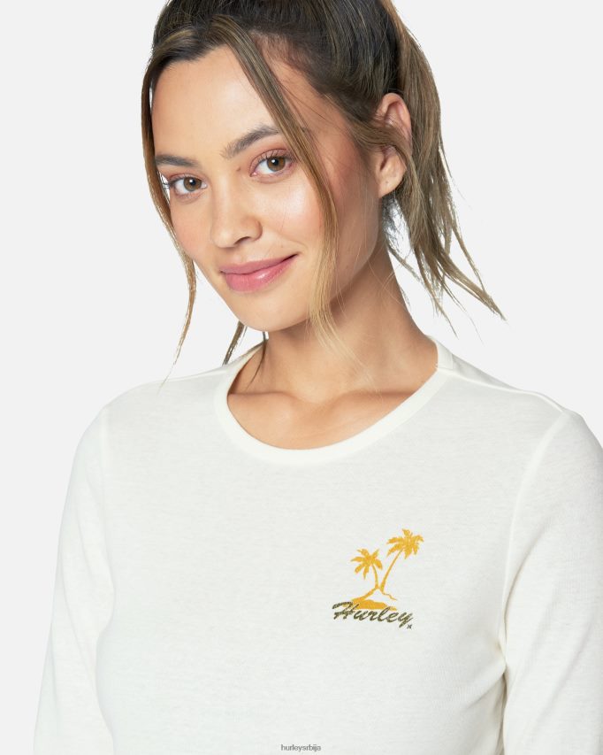 одећу ср Hurley Жене сна мајица дугих рукава марсхмаллов 46R660560