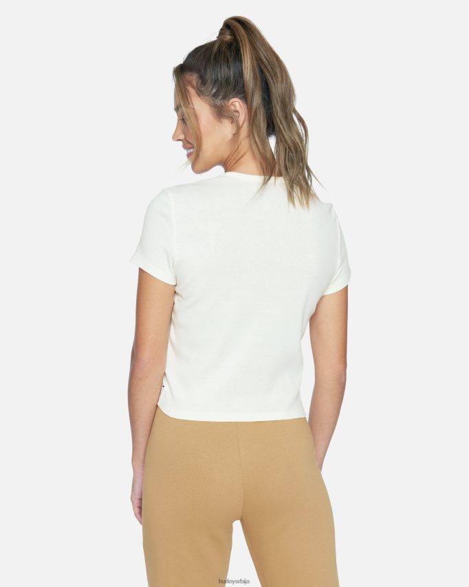 одећу ср Hurley Жене минго ребра мајица марсхмаллов 46R660562