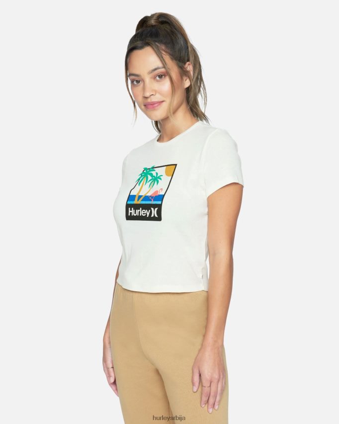 одећу ср Hurley Жене минго ребра мајица марсхмаллов 46R660562