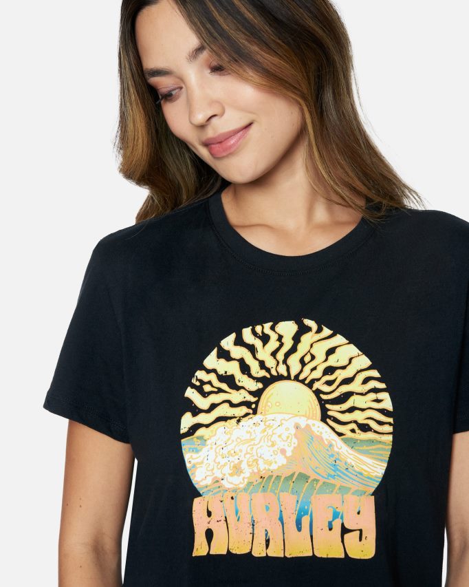 одећу ср Hurley Жене функ опуштена девојка мајица кавијар 46R660563