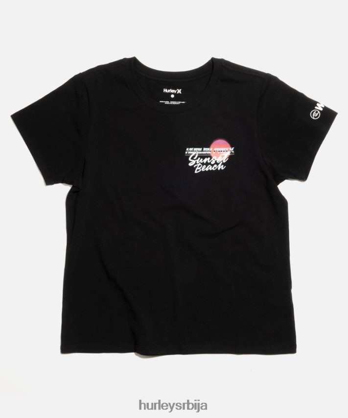 одећу ср Hurley Жене всл про женска мајица кратких рукава црн 46R660565