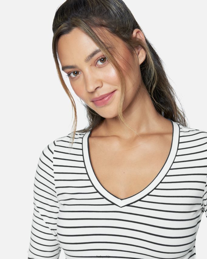 одећу ср Hurley Жене сопхие фиттед мајица феедер трака 46R660578