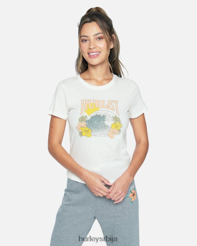 одећу ср Hurley Жене рана савршена мајица за посаду марсхмаллов 46R660579