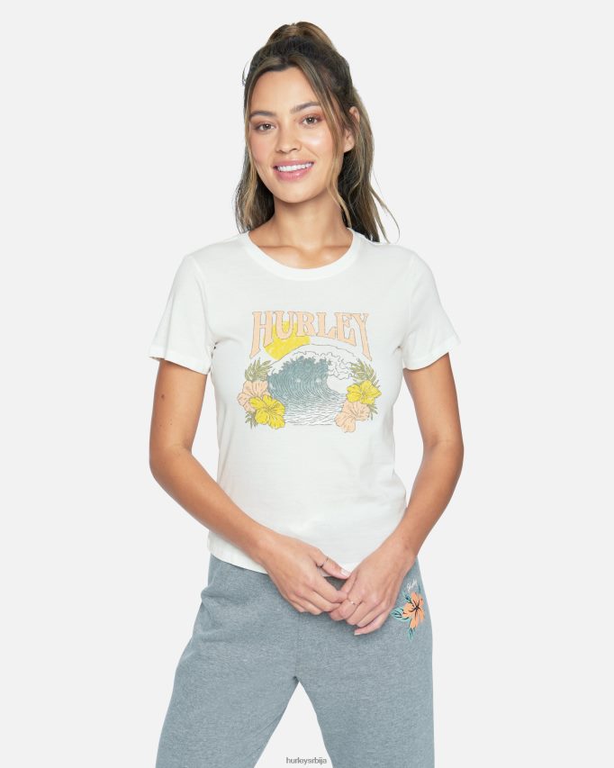 одећу ср Hurley Жене рана савршена мајица за посаду марсхмаллов 46R660579