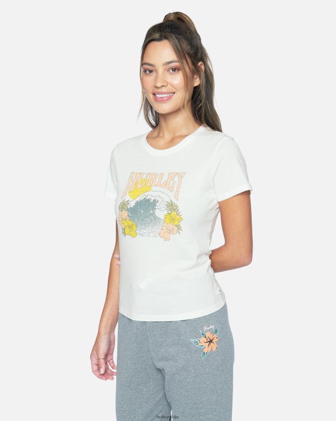 одећу ср Hurley Жене рана савршена мајица за посаду марсхмаллов 46R660579