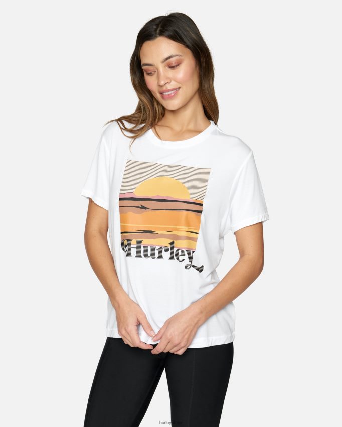 одећу ср Hurley Жене сунрисе гирлфриенд тее бео 46R660581