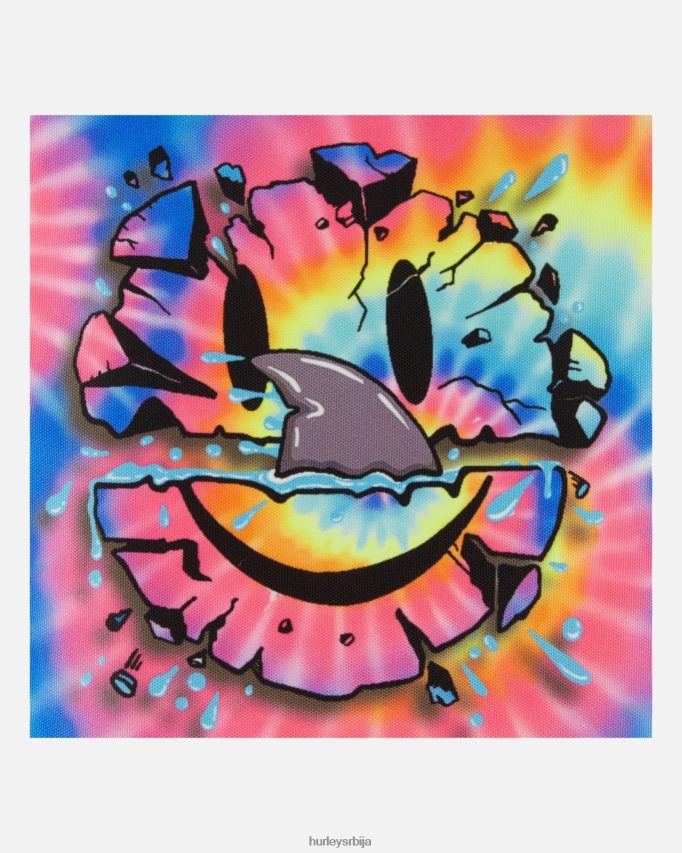 Прибор ср Hurley клинци један једини графички ранац црна (кравата боја) 46R660615