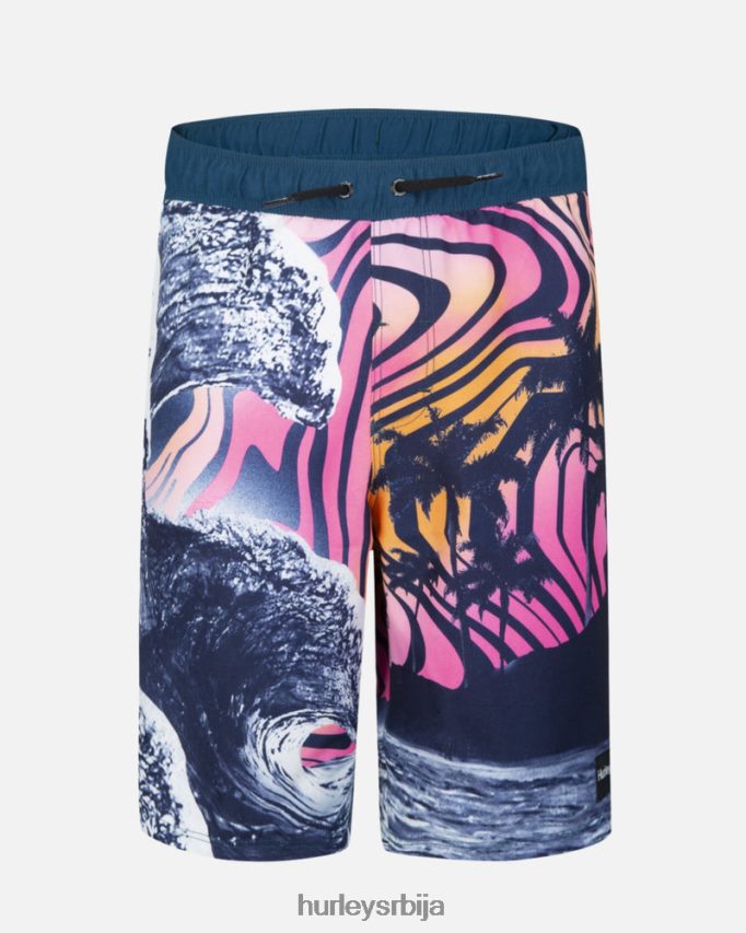 одећу ср Hurley клинци фотореално навлачење купаћих гаћица плава сила 46R660607