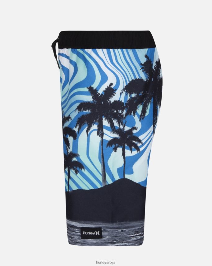 одећу ср Hurley клинци фотореално навлачење купаћих гаћица црн 46R660612