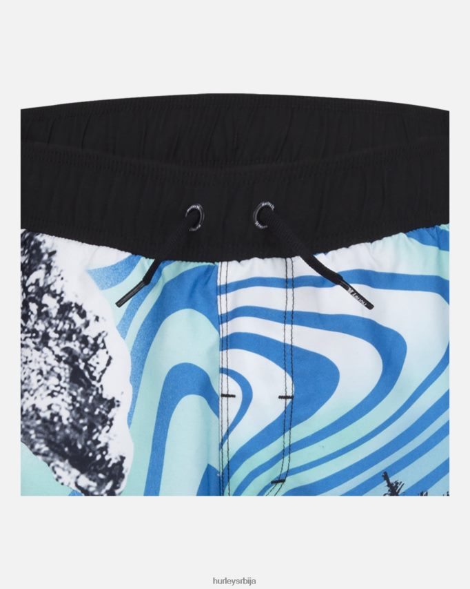 одећу ср Hurley клинци фотореално навлачење купаћих гаћица црн 46R660612