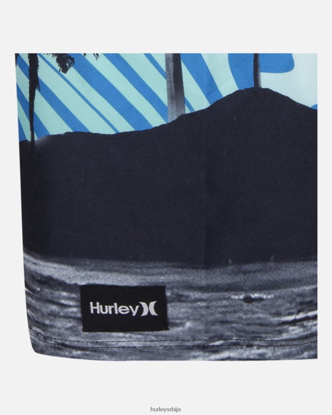 одећу ср Hurley клинци фотореално навлачење купаћих гаћица црн 46R660612