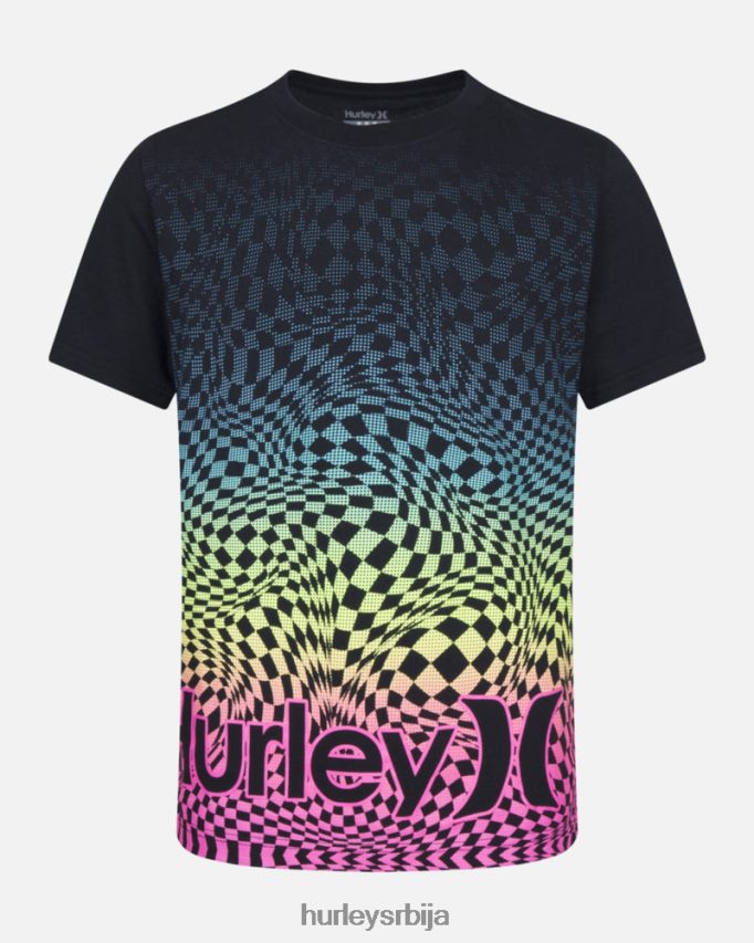 одећу ср Hurley клинци карирана мајица црн 46R660608