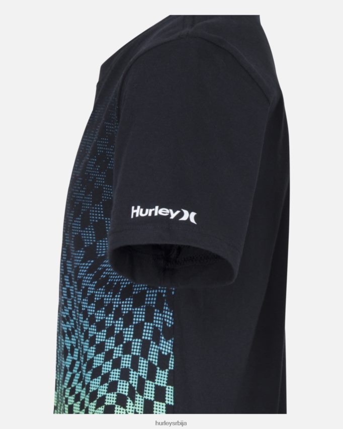 одећу ср Hurley клинци карирана мајица црн 46R660608