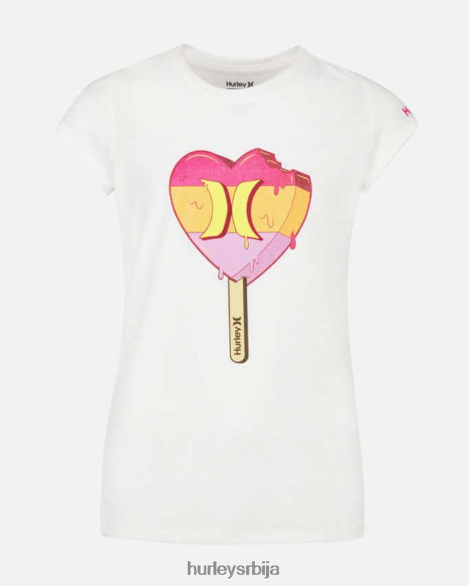 одећу ср Hurley клинци мајица љубави на први угриз бео 46R660616
