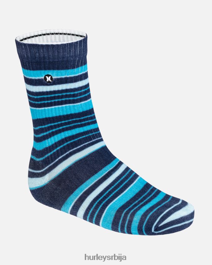 Прибор ср Hurley мушкарци х2о-дри штампане чарапе за посаду 1ком бездан 46R66079