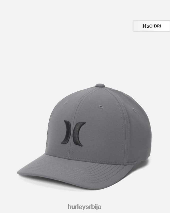 Прибор ср Hurley мушкарци х2о-дри један једини шешир тамно сива 46R660116
