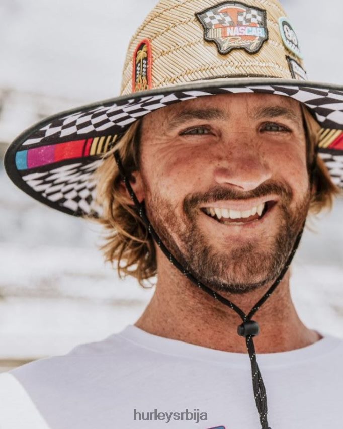 Прибор ср Hurley мушкарци насцар сламнати шешир каки 46R660115
