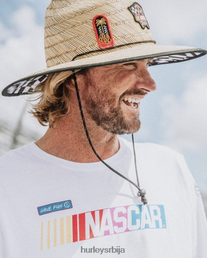 Прибор ср Hurley мушкарци насцар сламнати шешир каки 46R660115