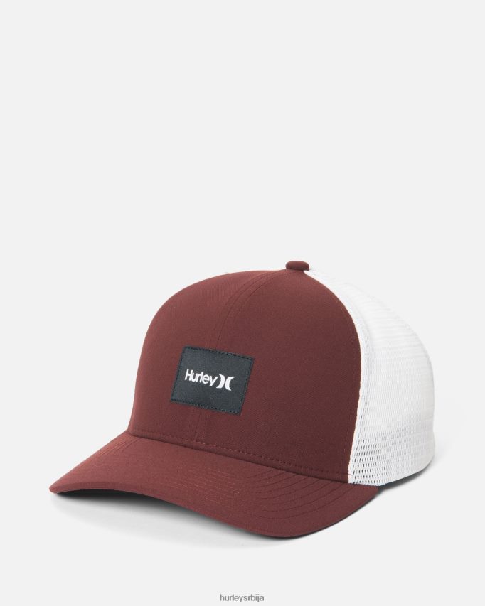 Прибор ср Hurley мушкарци Варнер камионски шешир бордо/бела 46R660126