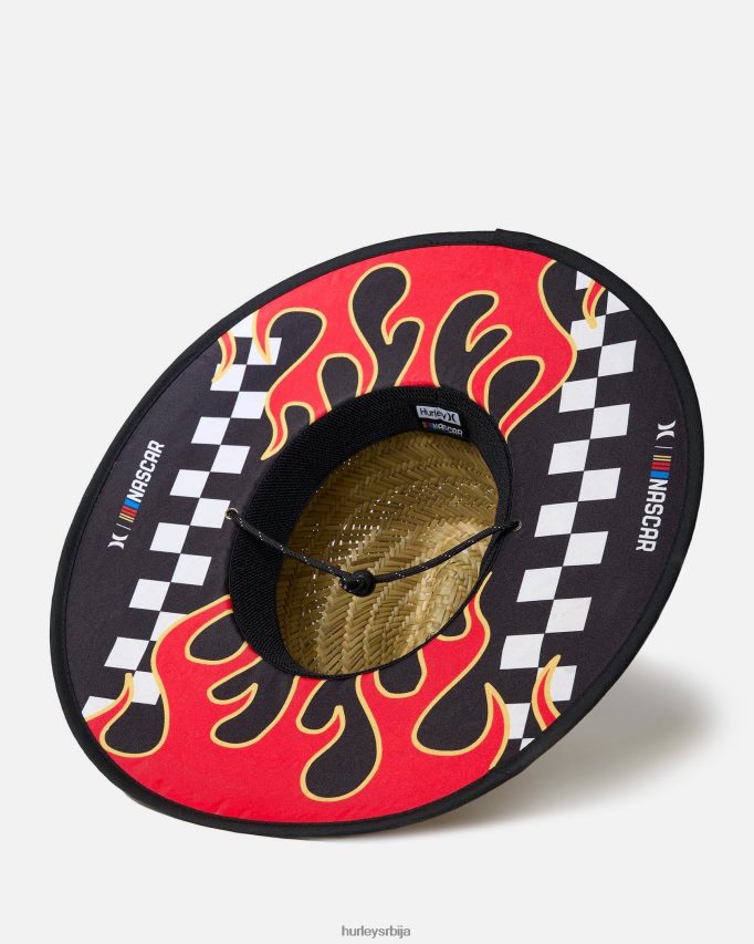 Прибор ср Hurley мушкарци насцар сламнати шешир каки 46R660139