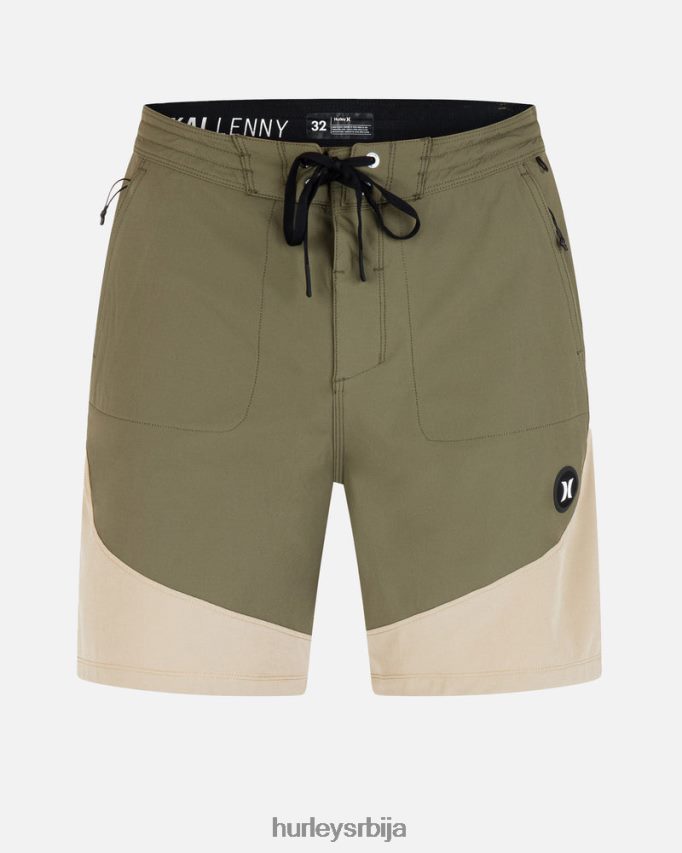 одећу ср Hurley мушкарци каи ленни к пхантом блоцкаде паддле серија хибрид 18" маслина 46R660149