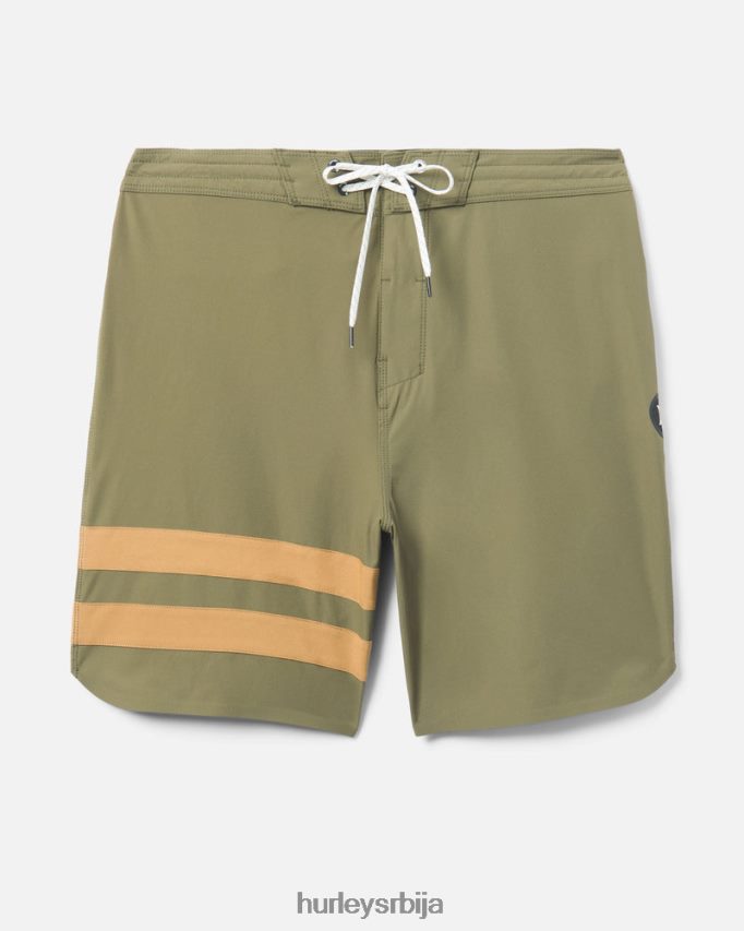 одећу ср Hurley мушкарци пхантом+ блоцк парти ренегаде боардсхорт 18" маслина 46R660155