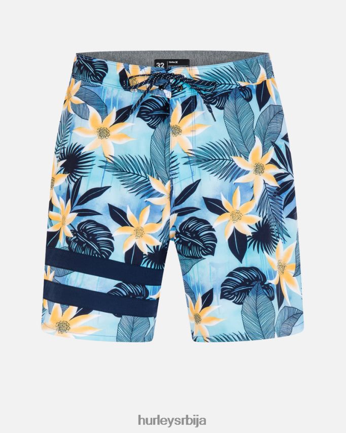одећу ср Hurley мушкарци пхантом-ецо блоцк парти 18" боардсхорт поглед на море 46R66094