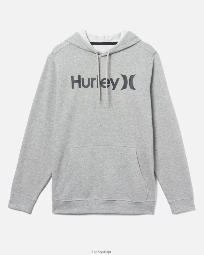 одећу ср Hurley мушкарци једна једина пуловер капуљача од флиса тамно сива вријеска 2 46R660362