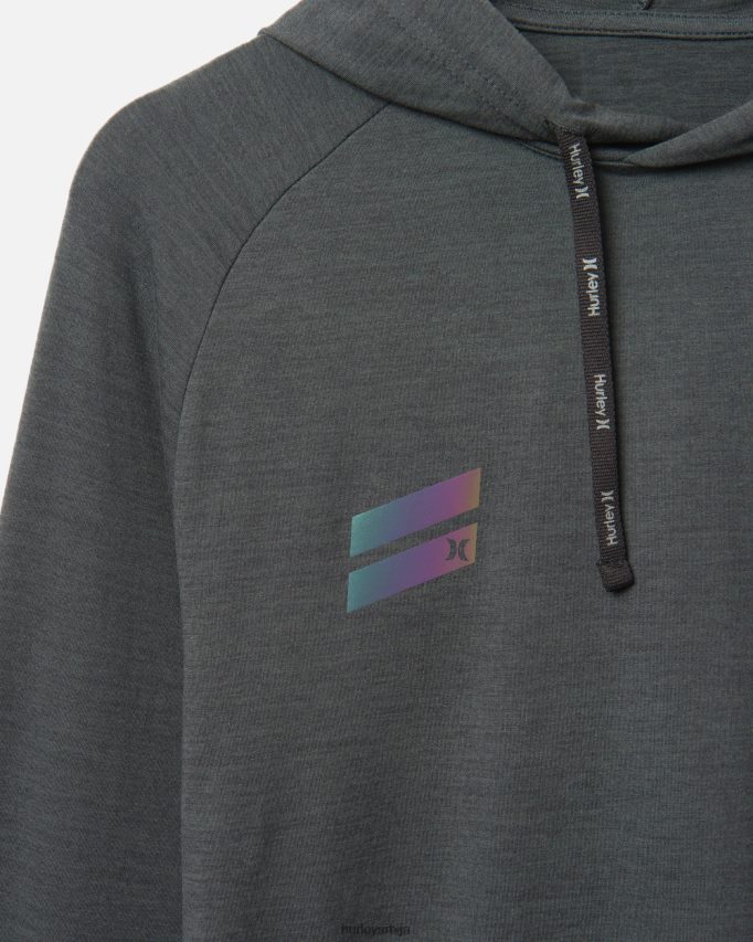 одећу ср Hurley мушкарци постоји мајица са капуљачом дугих рукава црн 46R660321