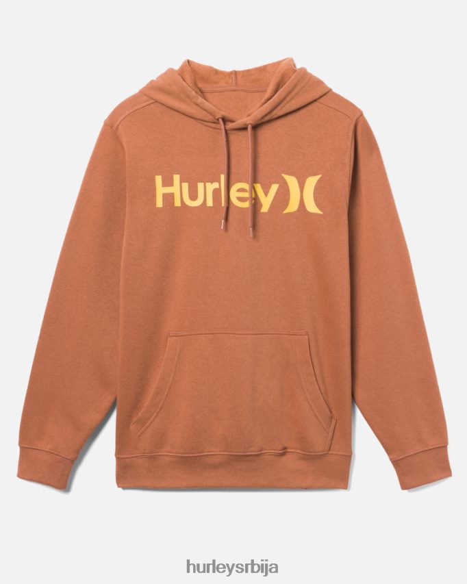 одећу ср Hurley мушкарци једна једина пуловер капуљача од флиса сионска рђа 46R660384