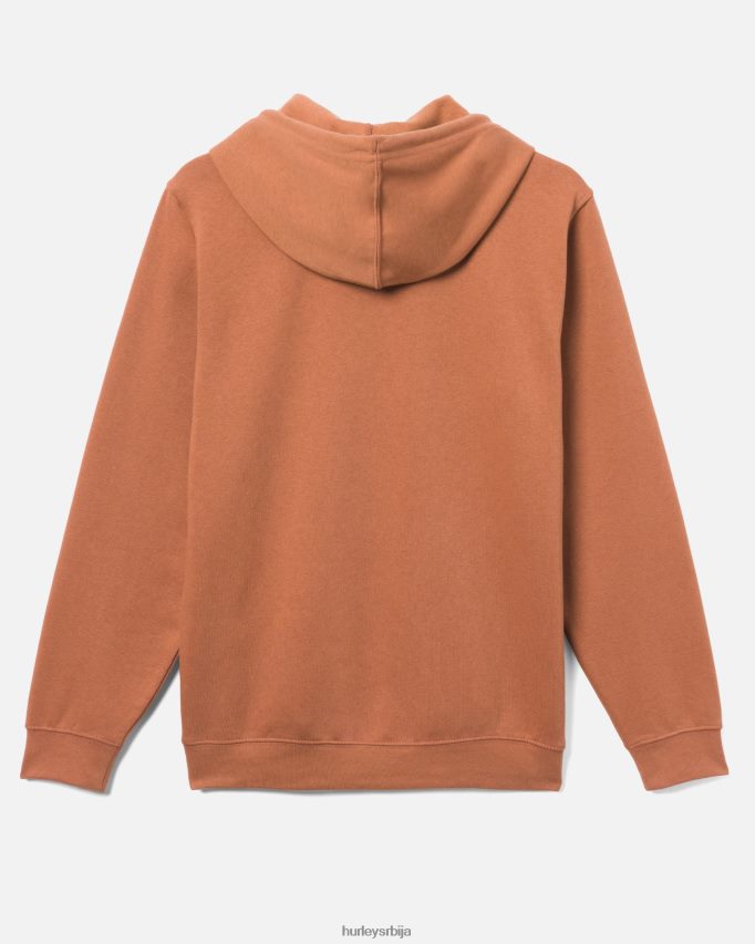 одећу ср Hurley мушкарци једна једина пуловер капуљача од флиса сионска рђа 46R660384