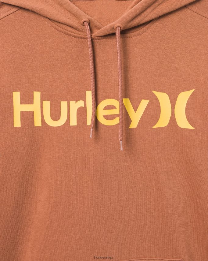 одећу ср Hurley мушкарци једна једина пуловер капуљача од флиса сионска рђа 46R660384