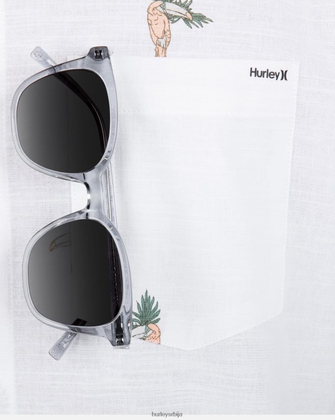 одећу ср Hurley мушкарци једна и једина растезљива кошуља кратких рукава бела 2 46R660284
