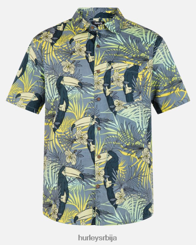 одећу ср Hurley мушкарци једна једина лидо мајица кратких рукава честица 46R660334