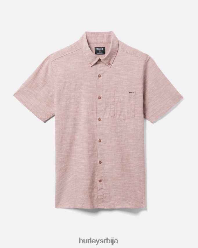 одећу ср Hurley мушкарци једна и једина растезљива кошуља кратких рукава сионска рђа 46R660351