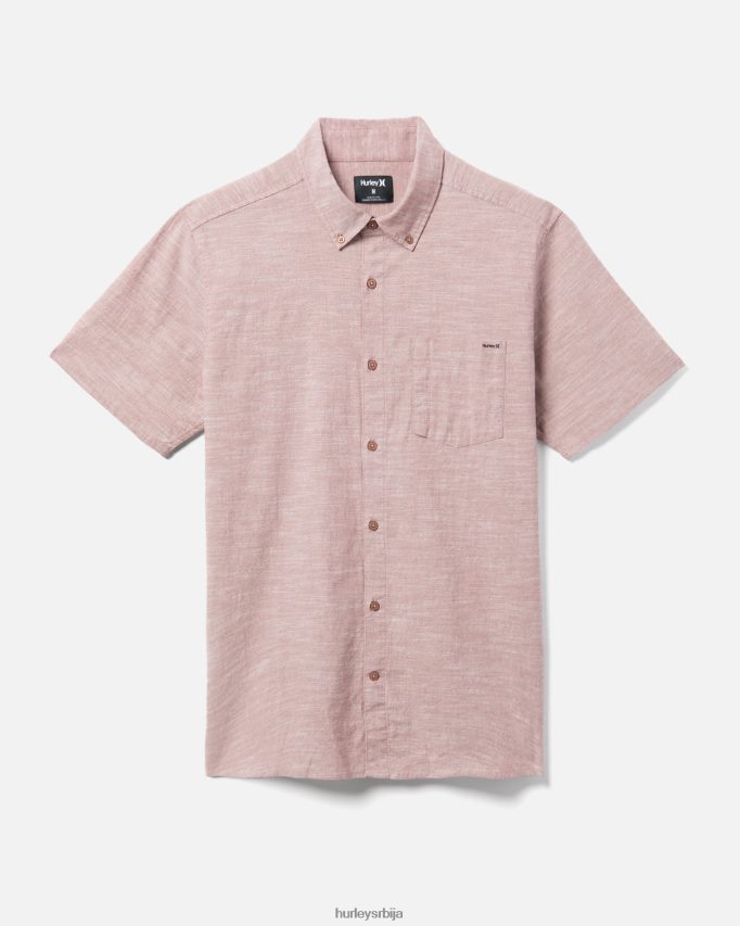 одећу ср Hurley мушкарци једна и једина растезљива кошуља кратких рукава сионска рђа 46R660351