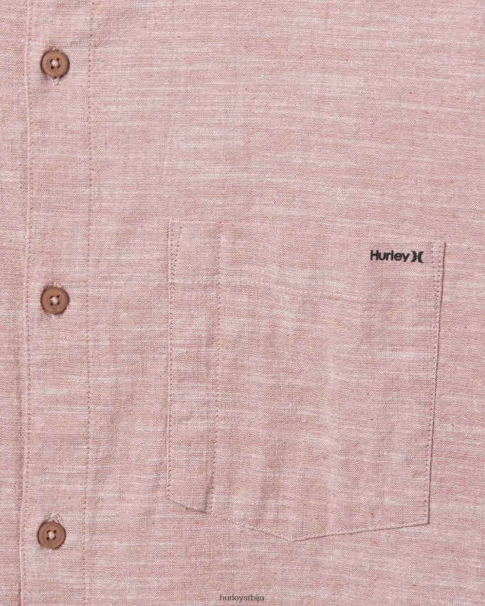 одећу ср Hurley мушкарци једна и једина растезљива кошуља кратких рукава сионска рђа 46R660351