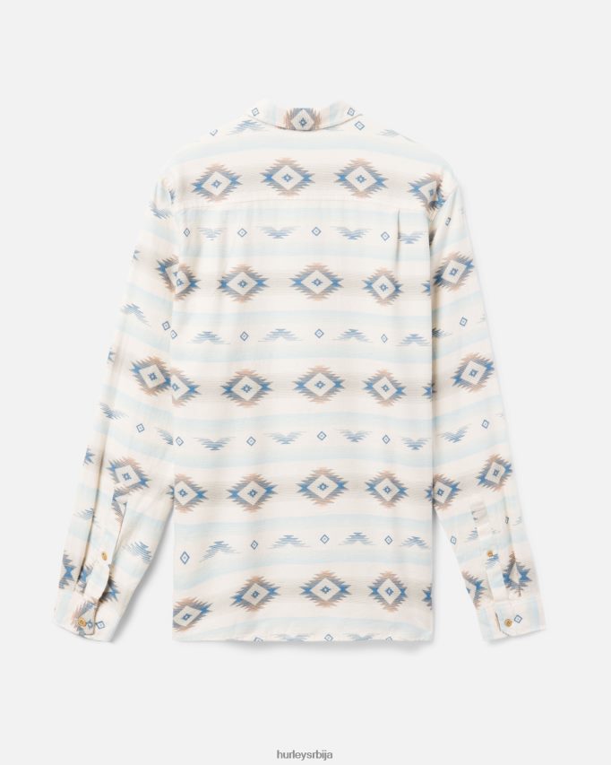 одећу ср Hurley мушкарци портланд органска фланелска кошуља једва кост 46R660392