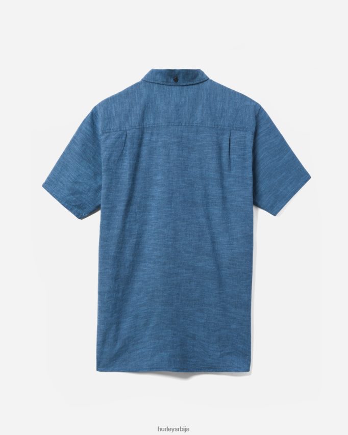 одећу ср Hurley мушкарци једна и једина растезљива кошуља кратких рукава опсидијан 46R660403